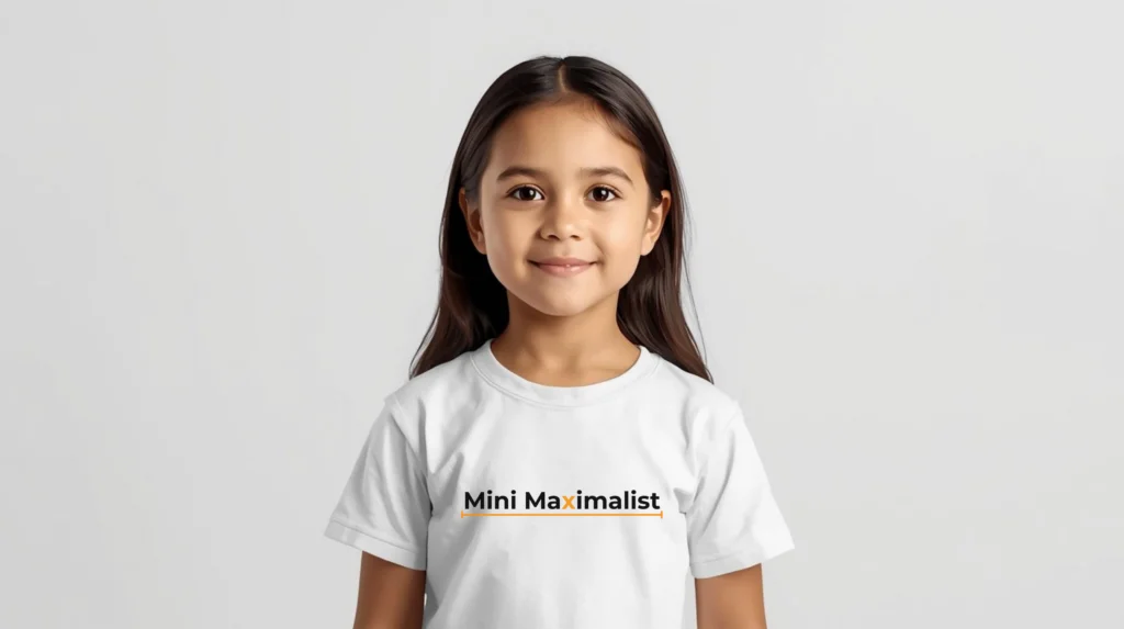 Bitcoin kids t-shirt Mini Maximalist minimalist design organic cotton children clothing