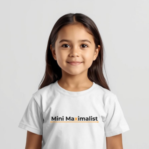 Bitcoin kids t-shirt Mini Maximalist minimalist design organic cotton children clothing