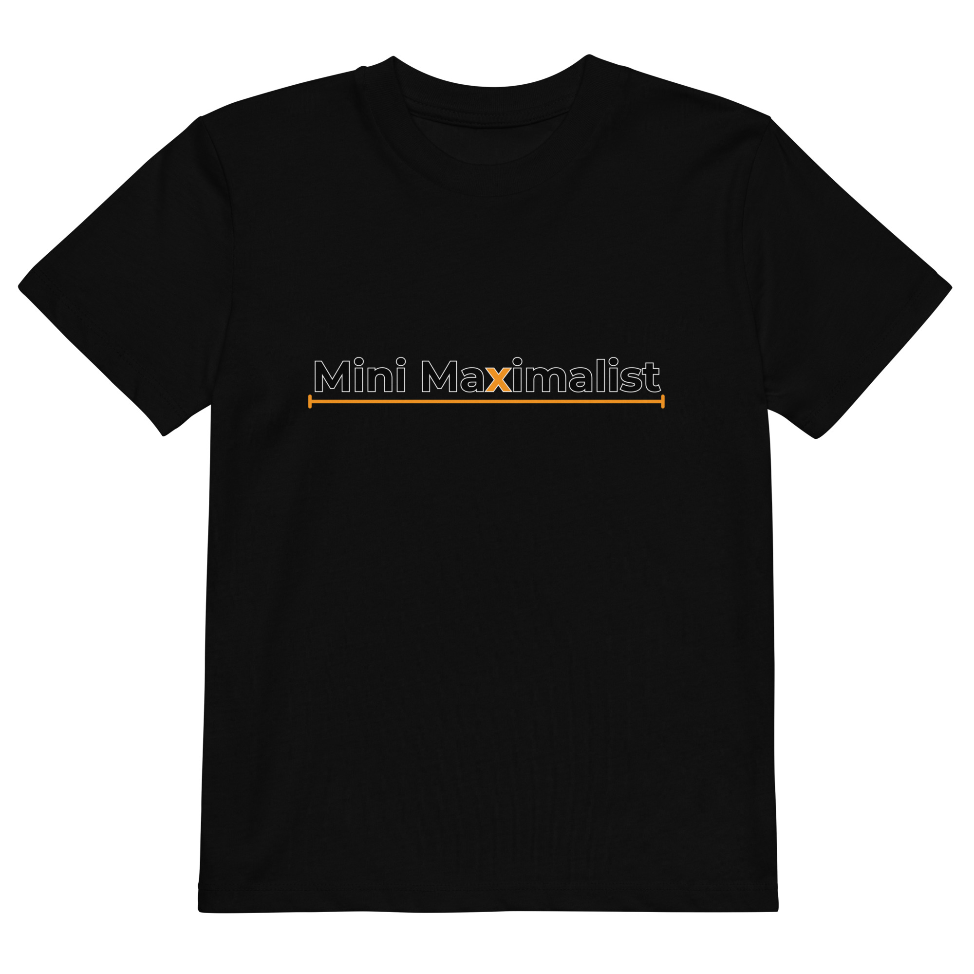 Bitcoin kids t-shirt Mini Maximalist minimalist design organic cotton children clothing