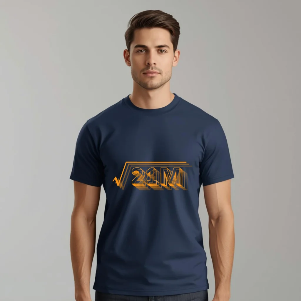 Root 21M Bitcoin Premium T-Shirt – Dark Edition