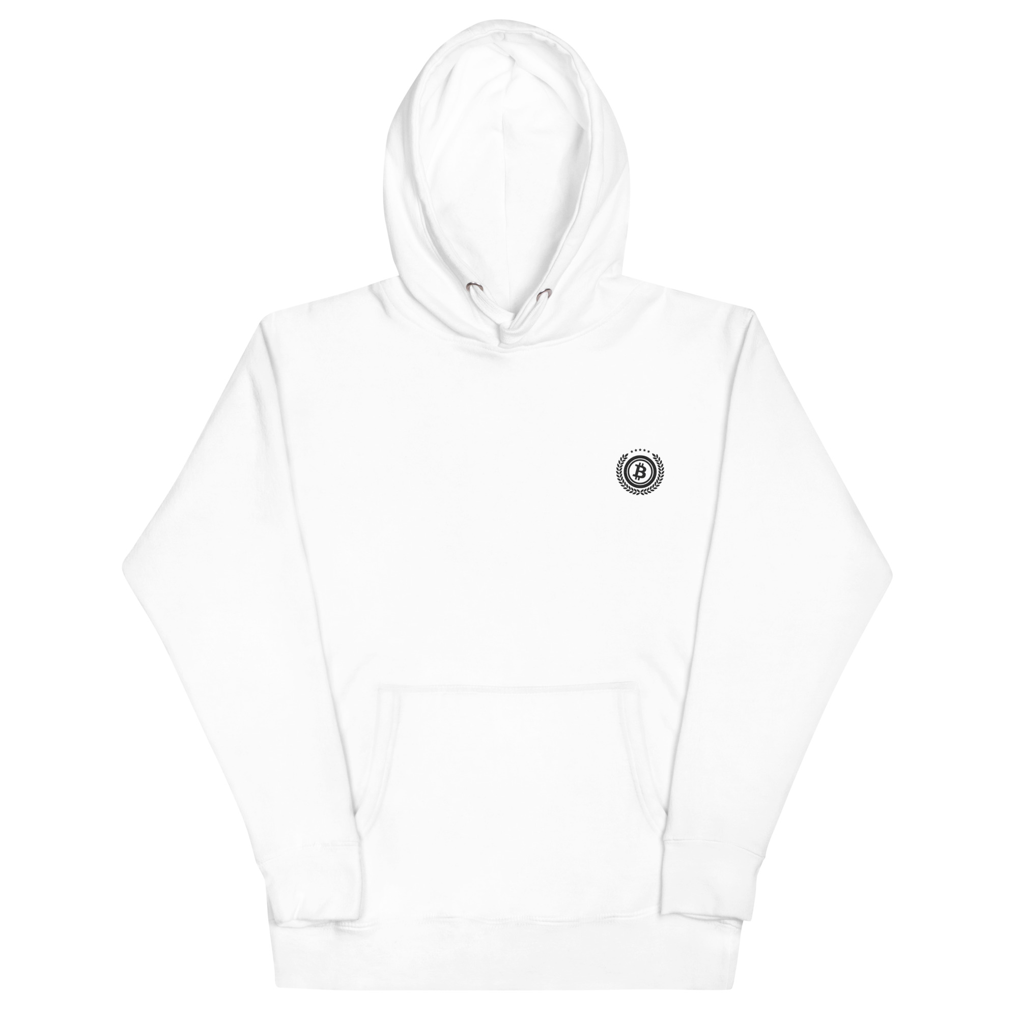 Bitcoin Standard Seal Hoodie — White Edition | HodlNest - Image 2