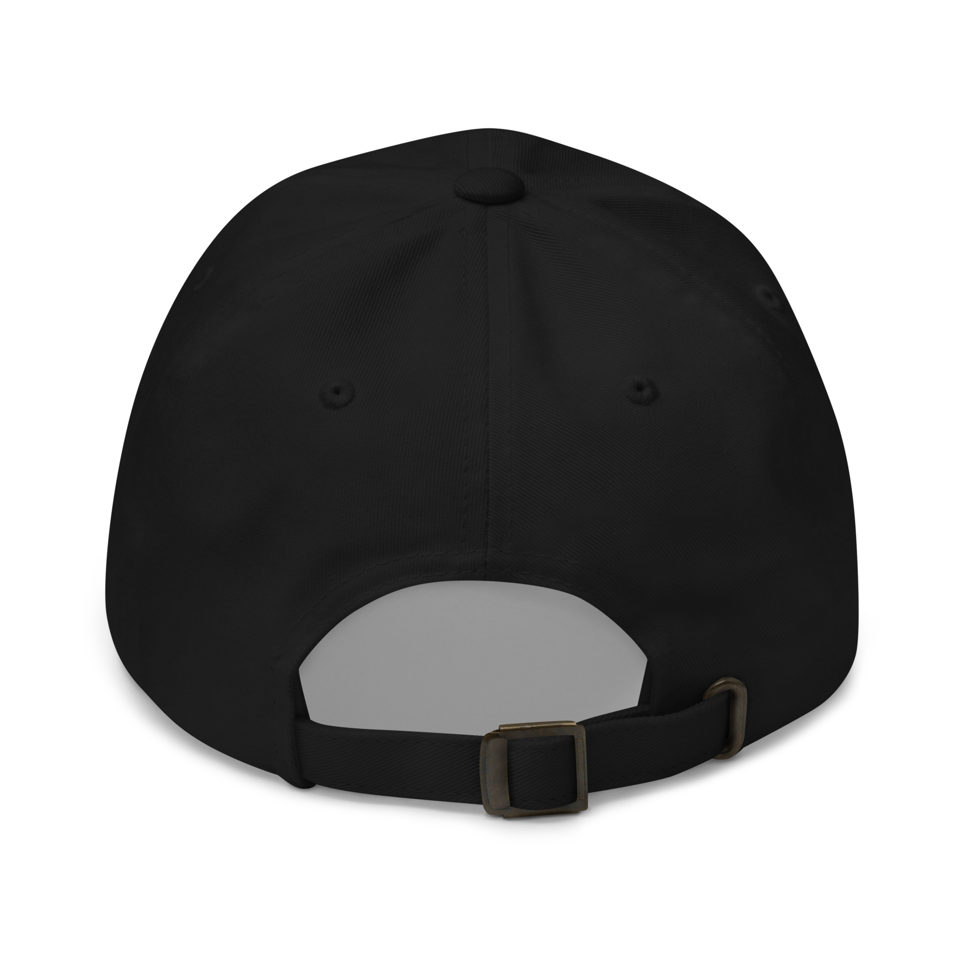 Bitcoin premium black cap Satoshi 21M minimalist embroidered design adjustable hat
